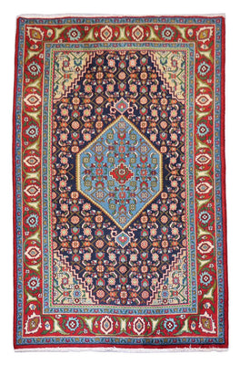 Perzisch Tapijt - Nomadisch - 203 x 137 cm - donkerblauw