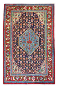 Perzisch Tapijt - Nomadisch - 203 x 137 cm - donkerblauw