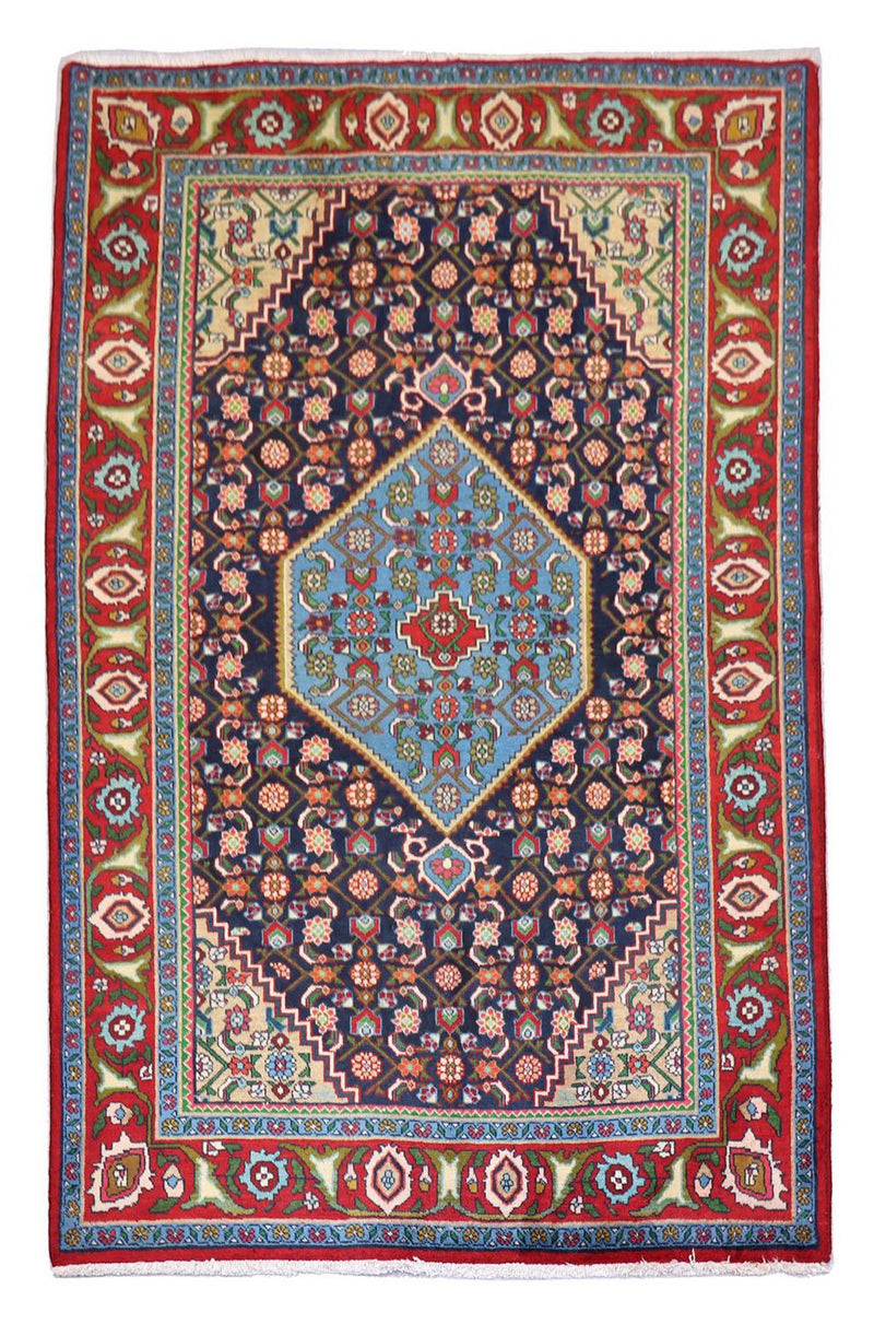 Perzisch Tapijt - Nomadisch - 203 x 137 cm - donkerblauw