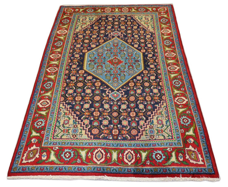 Perzisch Tapijt - Nomadisch - 203 x 137 cm - donkerblauw