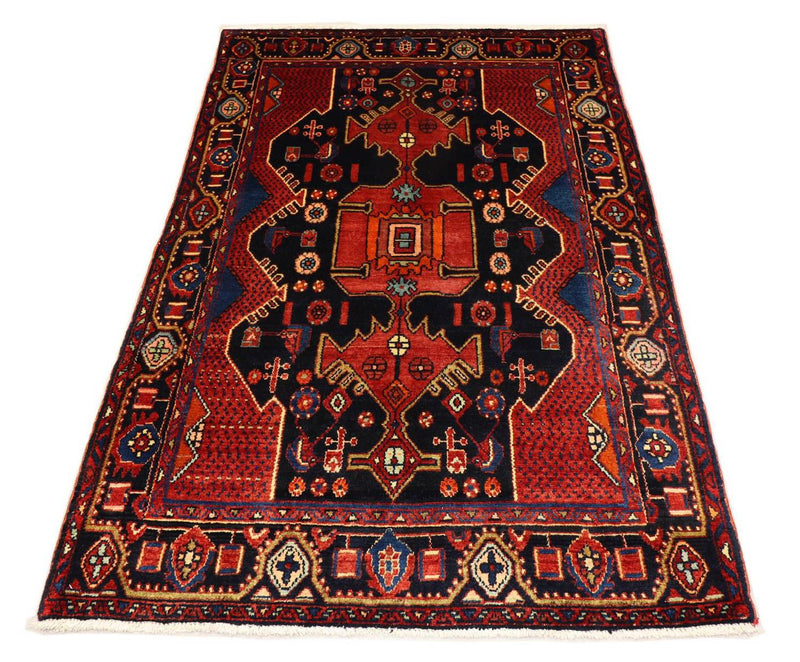 Perzisch Tapijt - Nomadisch - 202 x 138 cm - zwart