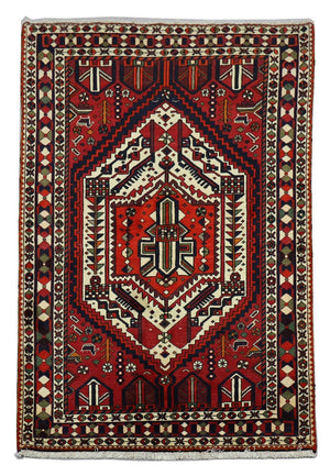 Perzisch Tapijt - Nomadisch - 210 x 149 cm - rood