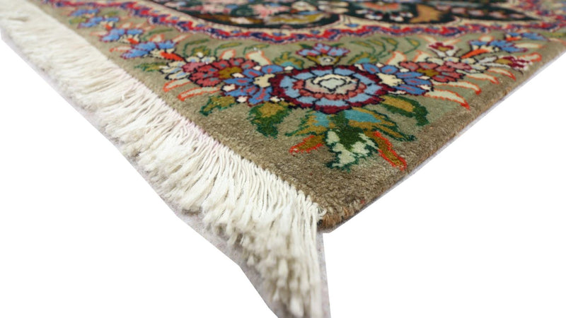 Perzisch tapijt - Tabriz - 92 x 68 cm - donkerblauw