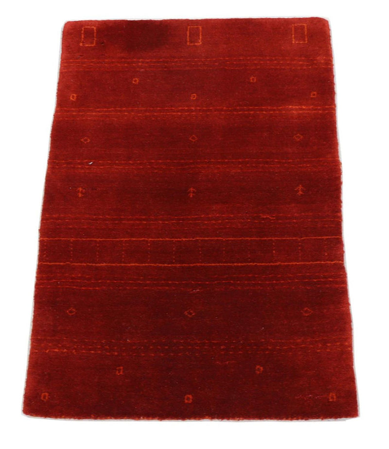 Gabbeh tapijt - Perzisch - 90 x 60 cm - rood