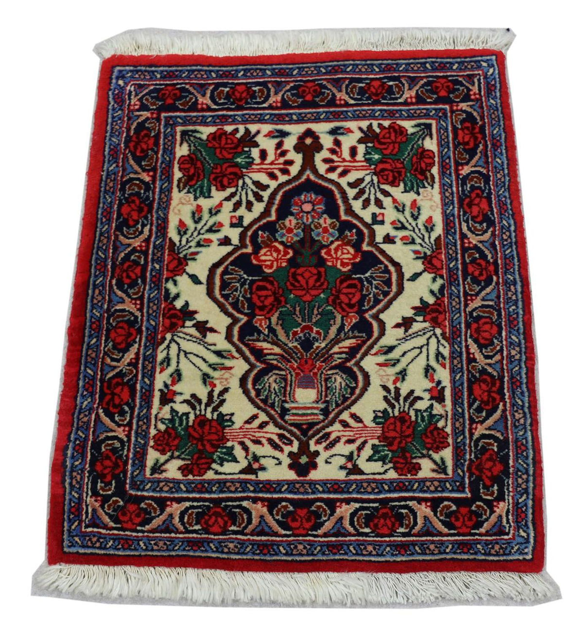 Perzisch tapijt - Bijar - 67 x 55 cm - rood