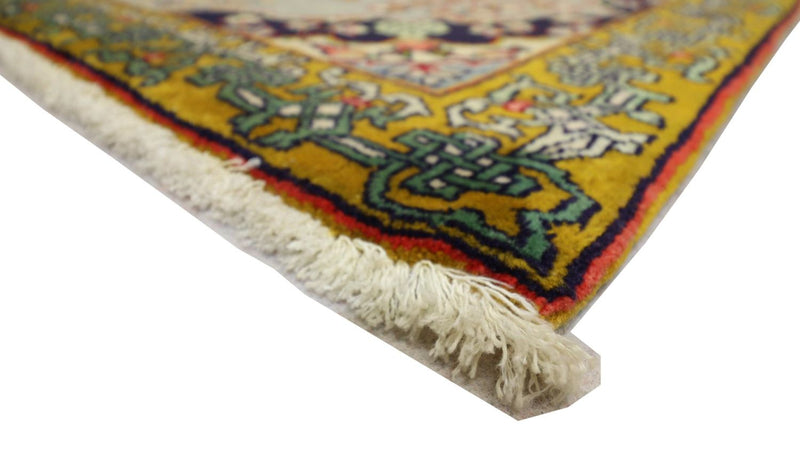 Perzisch tapijt - Ghom vierkant  - 91 x 78 cm - zilver