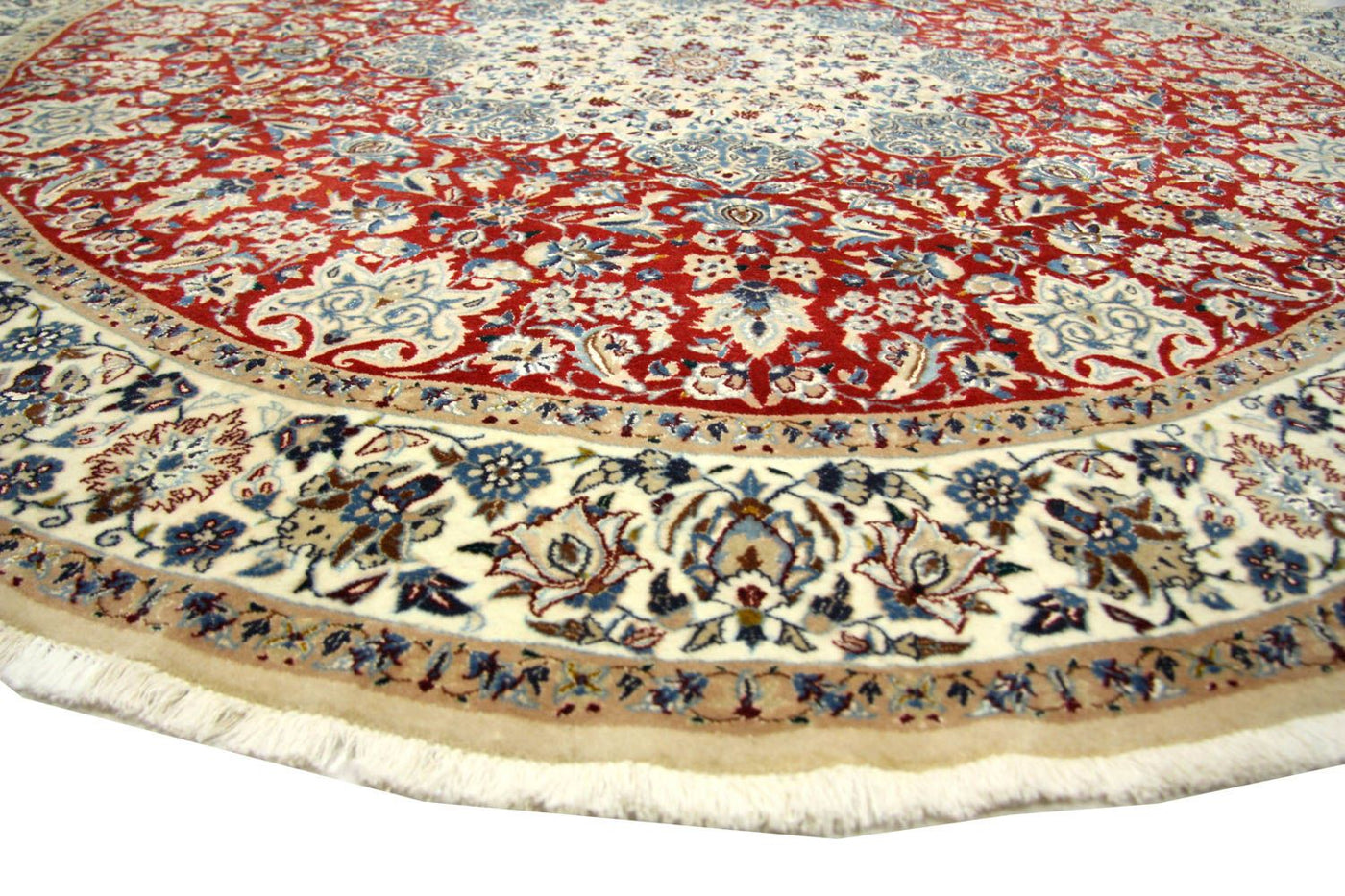 Nain - 9 la Tapijt 191x191cm - Perzisch tapijt