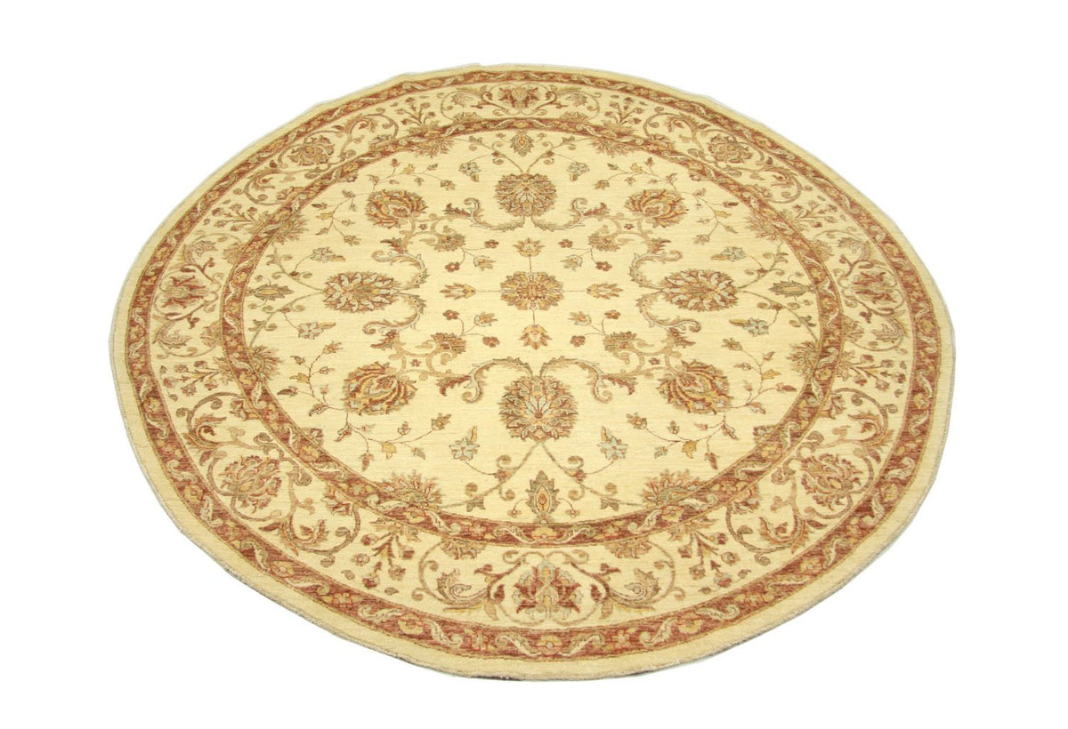 Ziegler tapijt rond  - 276 x 266 cm - beige