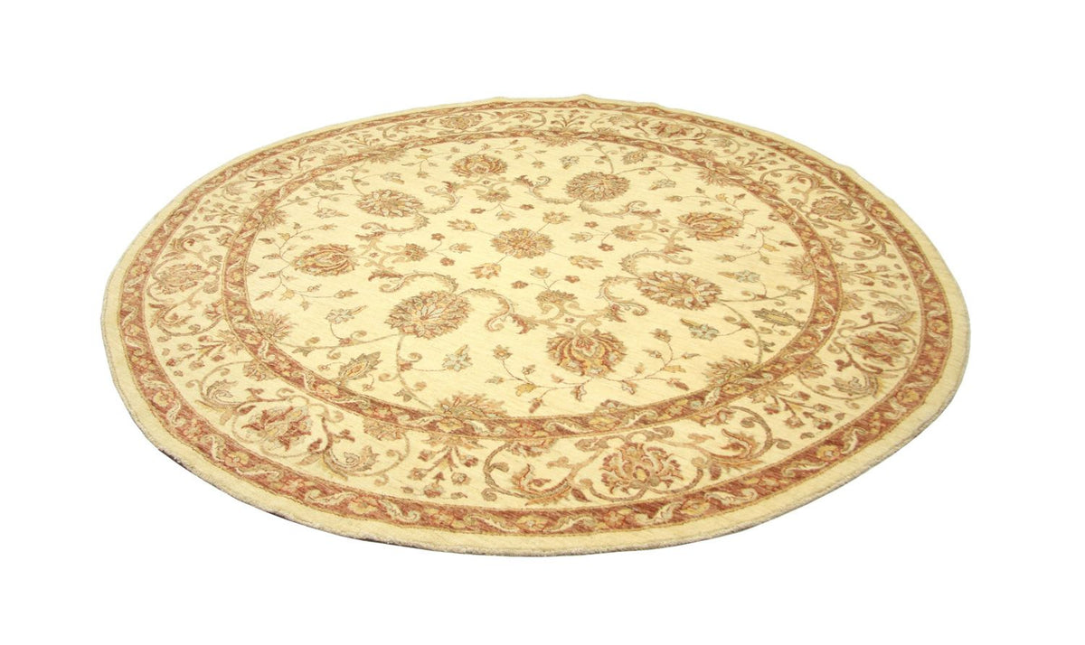 Ziegler tapijt rond  - 276 x 266 cm - beige