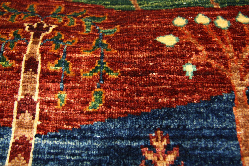 Ziegler tapijt rond  - 172 x 170 cm - veelkleurig