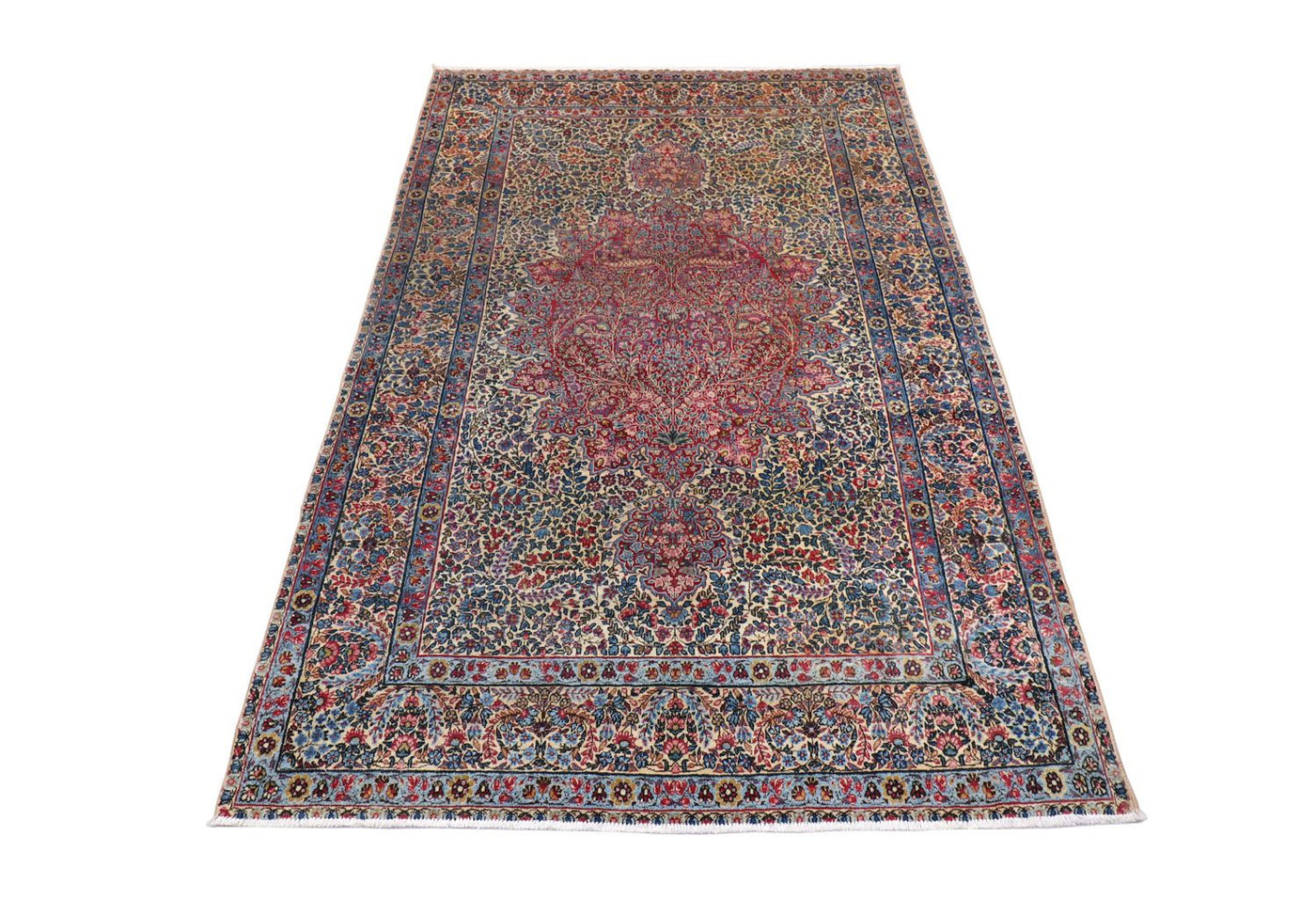 Kerman Tapijt 223x143cm - Perzisch tapijt