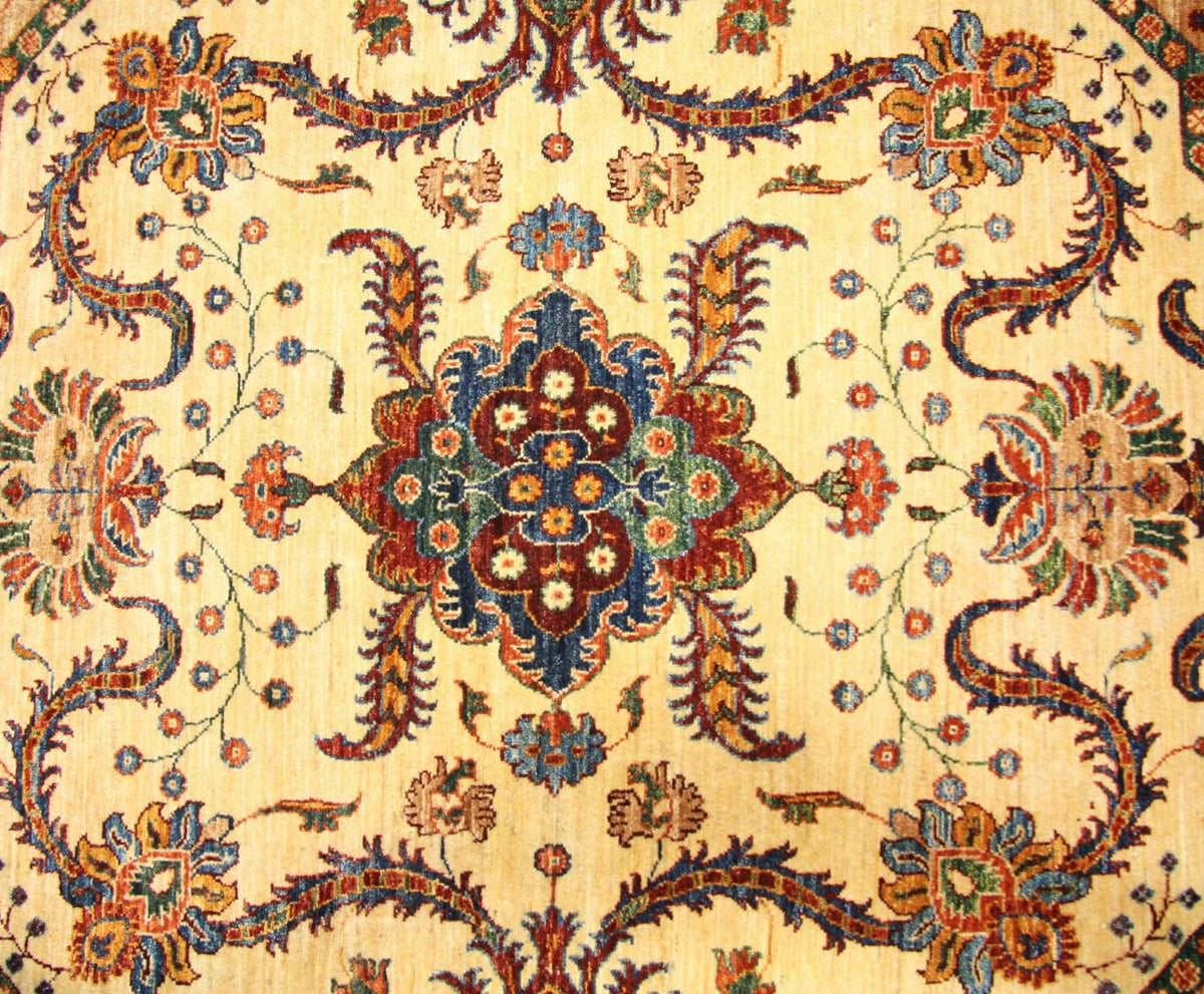 Ziegler tapijt rond  - 245 x 241 cm - beige