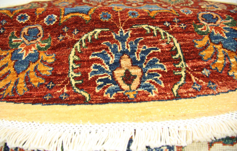 Ziegler tapijt rond  - 245 x 241 cm - beige