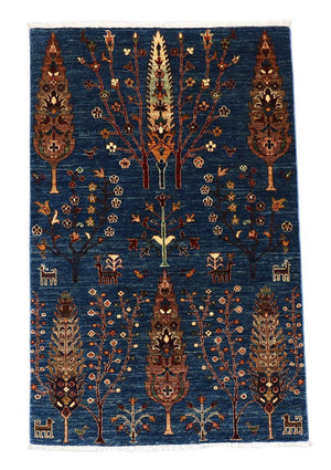 Ziegler tapijt - 150 x 101 cm - donkerblauw