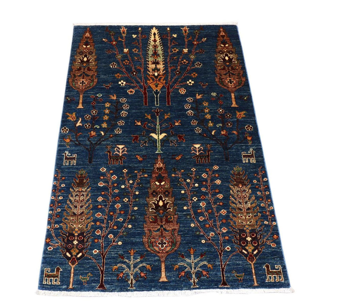Ziegler tapijt - 150 x 101 cm - donkerblauw