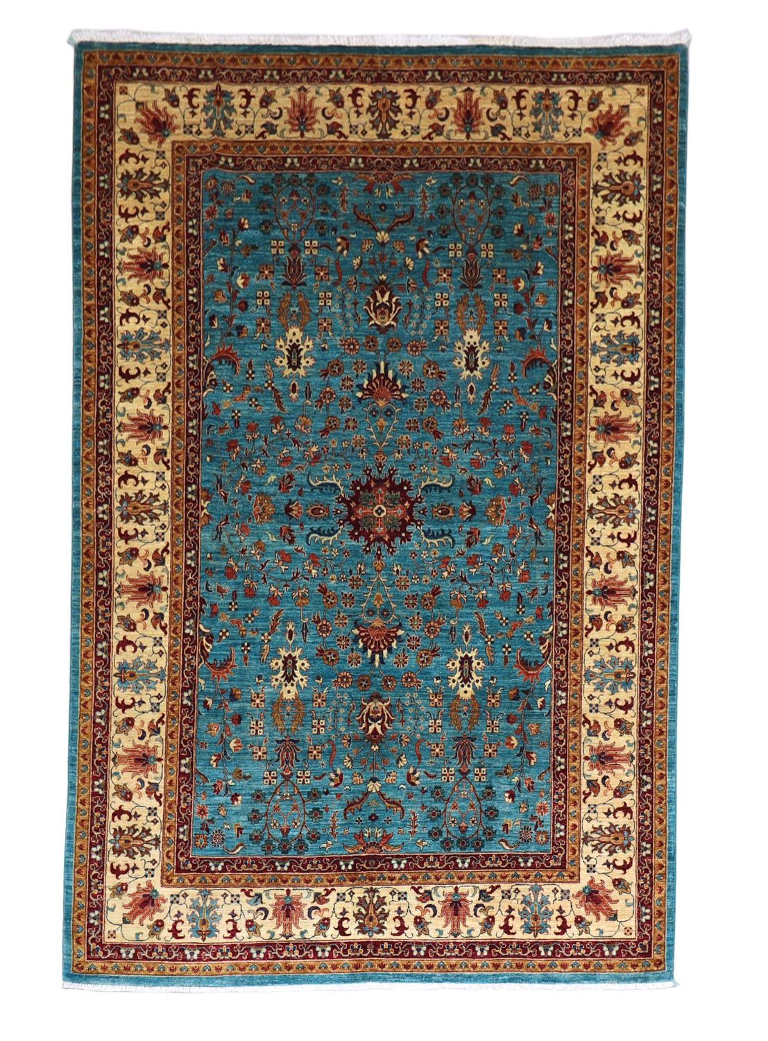 Ziegler tapijt - 299 x 206 cm - zee blauw