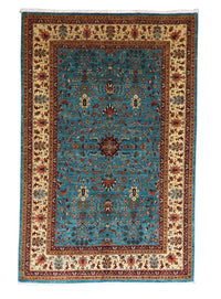Ziegler tapijt - 299 x 206 cm - zee blauw