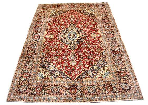 Perzisch tapijt - Keshan - 354 x 258 cm - rood