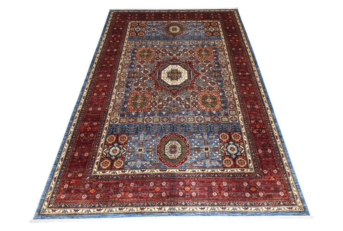 Ziegler tapijt - 313 x 206 cm - benzine blauw
