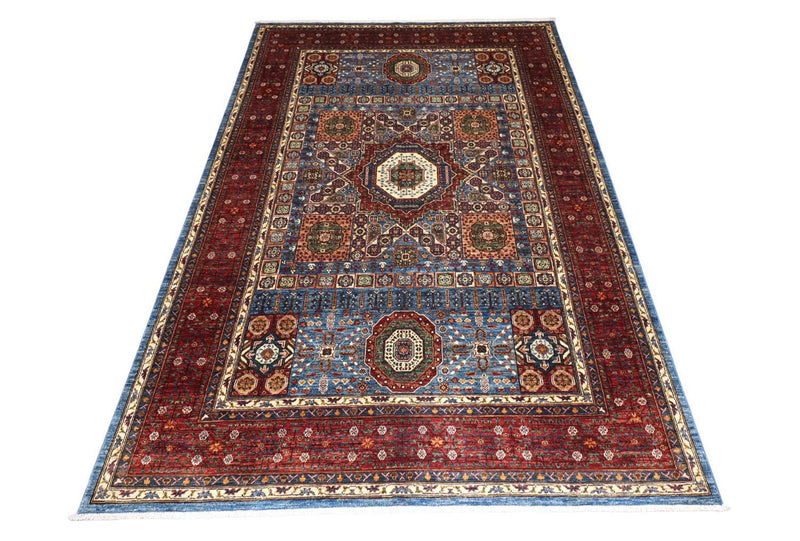 Ziegler tapijt - 313 x 206 cm - benzine blauw