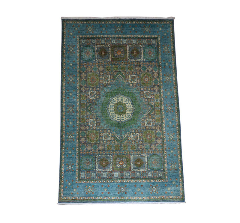 Ziegler tapijt - 306 x 202 cm - zee blauw