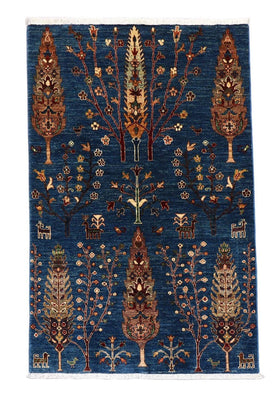 Ziegler tapijt - 153 x 103 cm - donkerblauw