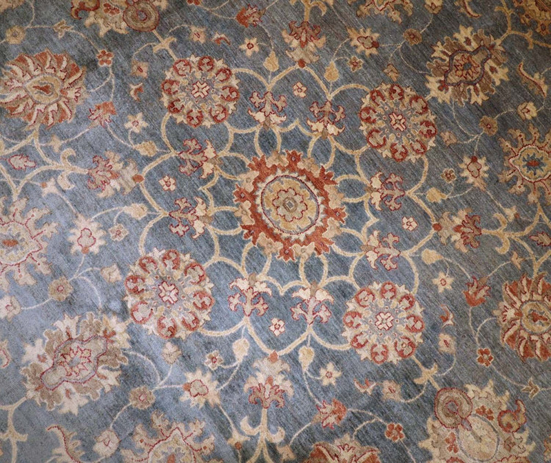 Ziegler tapijt rond  - 310 x 303 cm - grijs