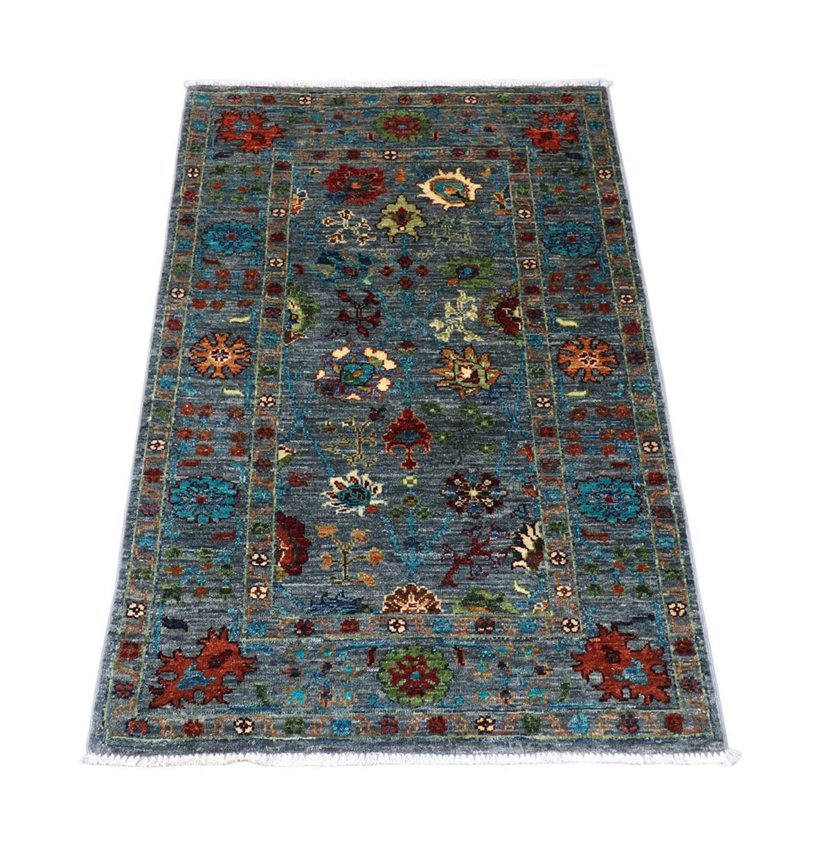 Ziegler tapijt - 122 x 83 cm - zee blauw