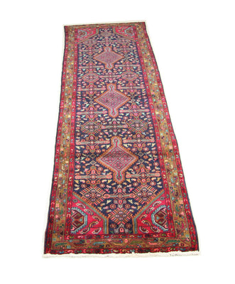 Loper Perzisch Tapijt - Nomadisch - 336 x 110 cm - blauw