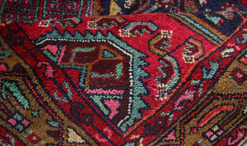 Loper Perzisch Tapijt - Nomadisch - 336 x 110 cm - blauw