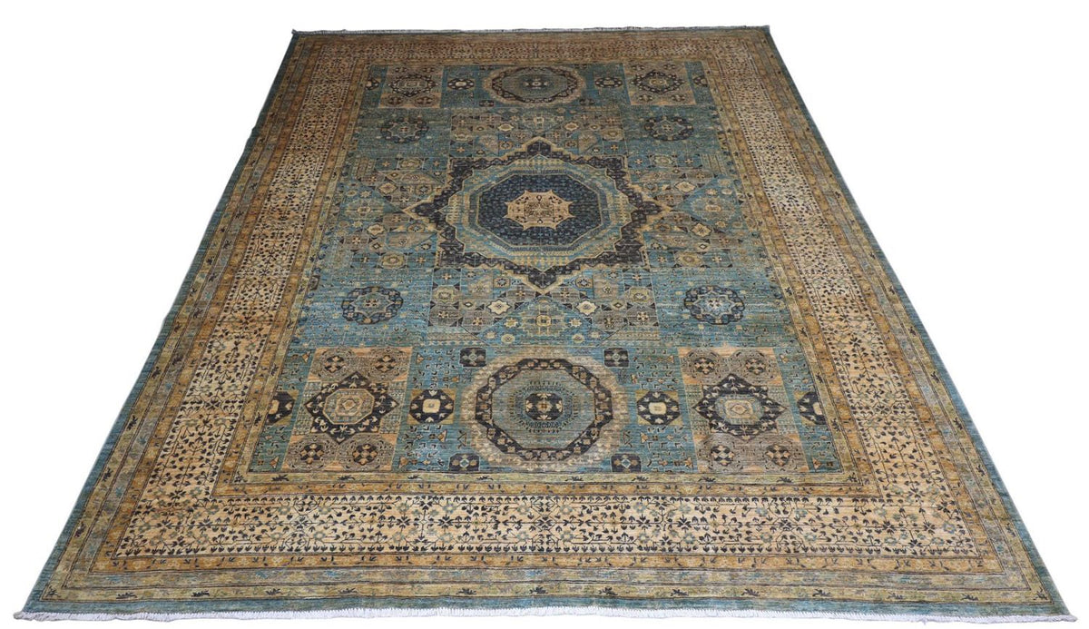 Ziegler tapijt - 427 x 313 cm - blauw