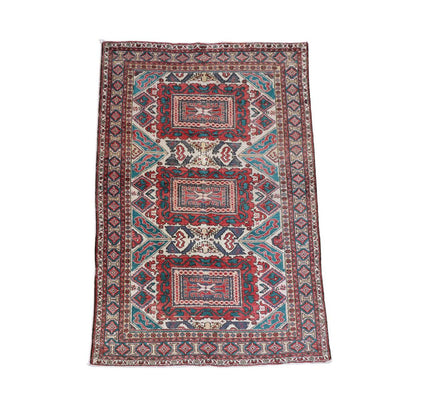 Afghaans tapijt - Bukhara - 206 x 136 cm - beige