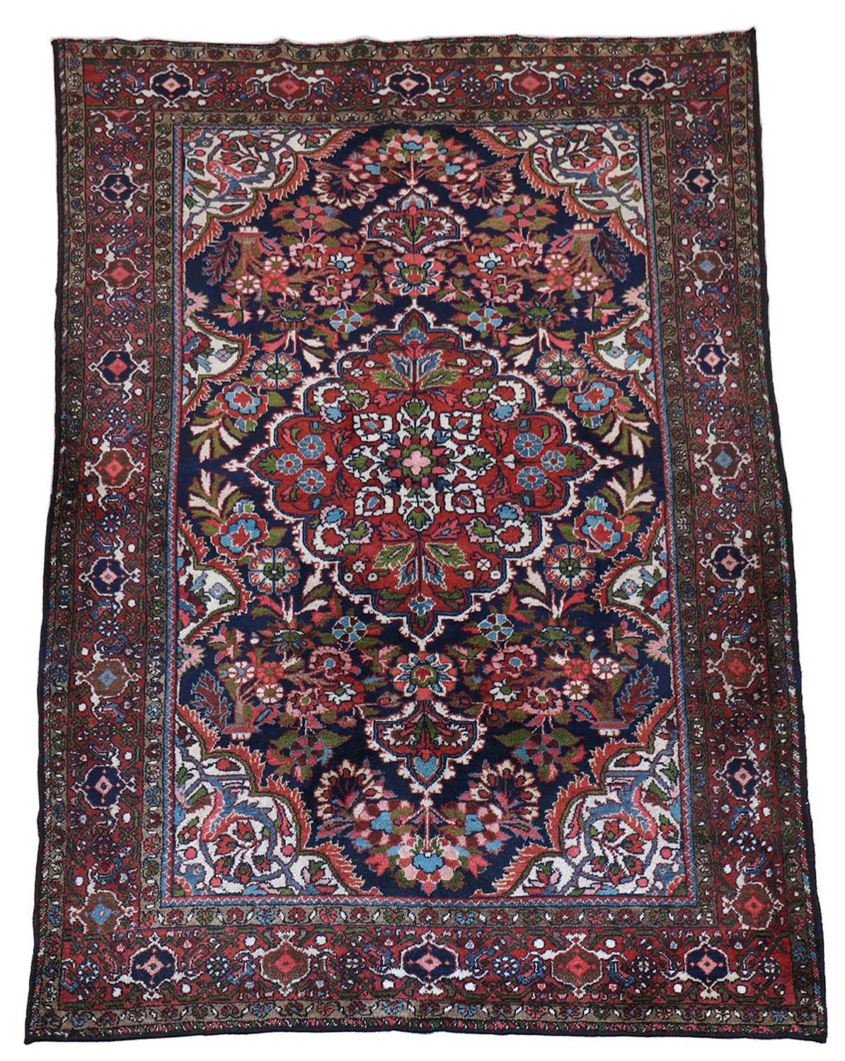 Perzisch Tapijt - Nomadisch - 205 x 142 cm - donkerblauw