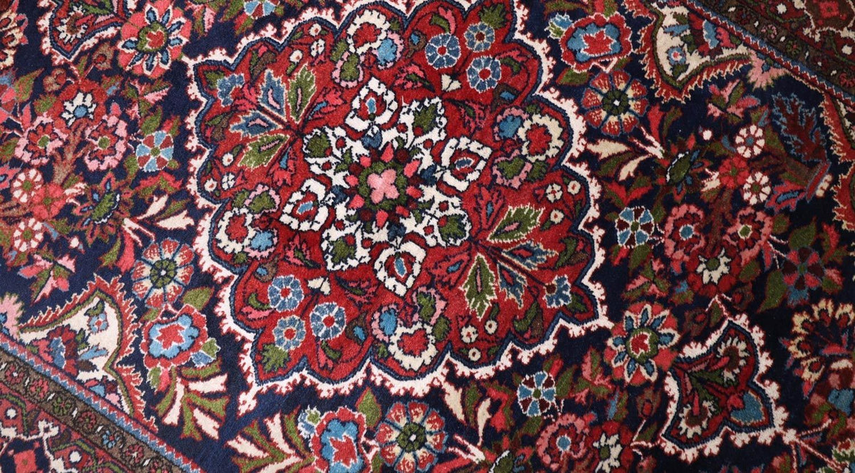 Perzisch Tapijt - Nomadisch - 205 x 142 cm - donkerblauw