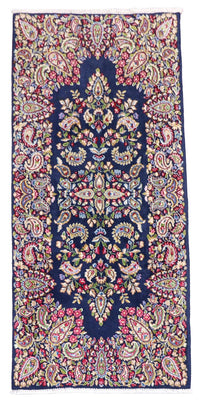 Loper Perzisch tapijt - Klassiek - 186 x 89 cm - donkerblauw