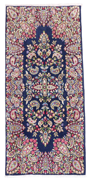 Loper Perzisch tapijt - Klassiek - 186 x 89 cm - donkerblauw