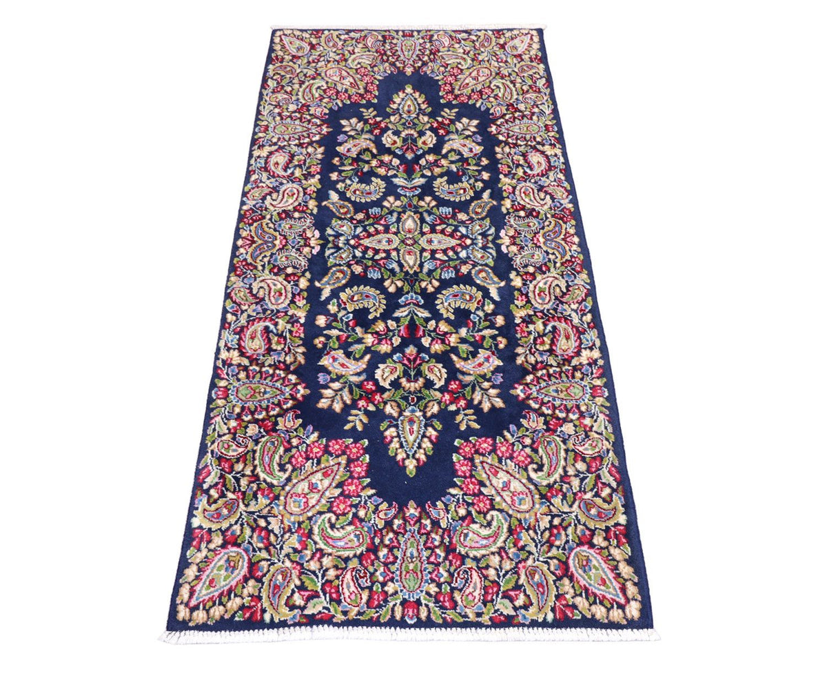 Loper Perzisch tapijt - Klassiek - 186 x 89 cm - donkerblauw