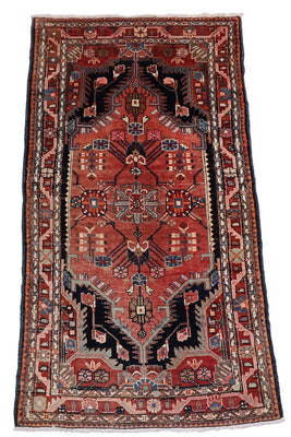 Perzisch Tapijt - Nomadisch - 206 x 116 cm - donkerblauw