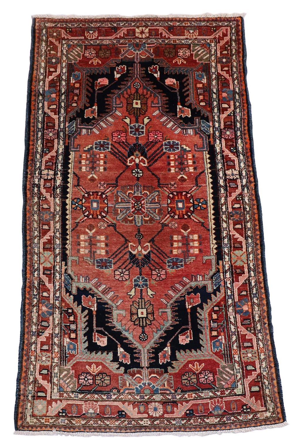 Perzisch Tapijt - Nomadisch - 206 x 116 cm - donkerblauw