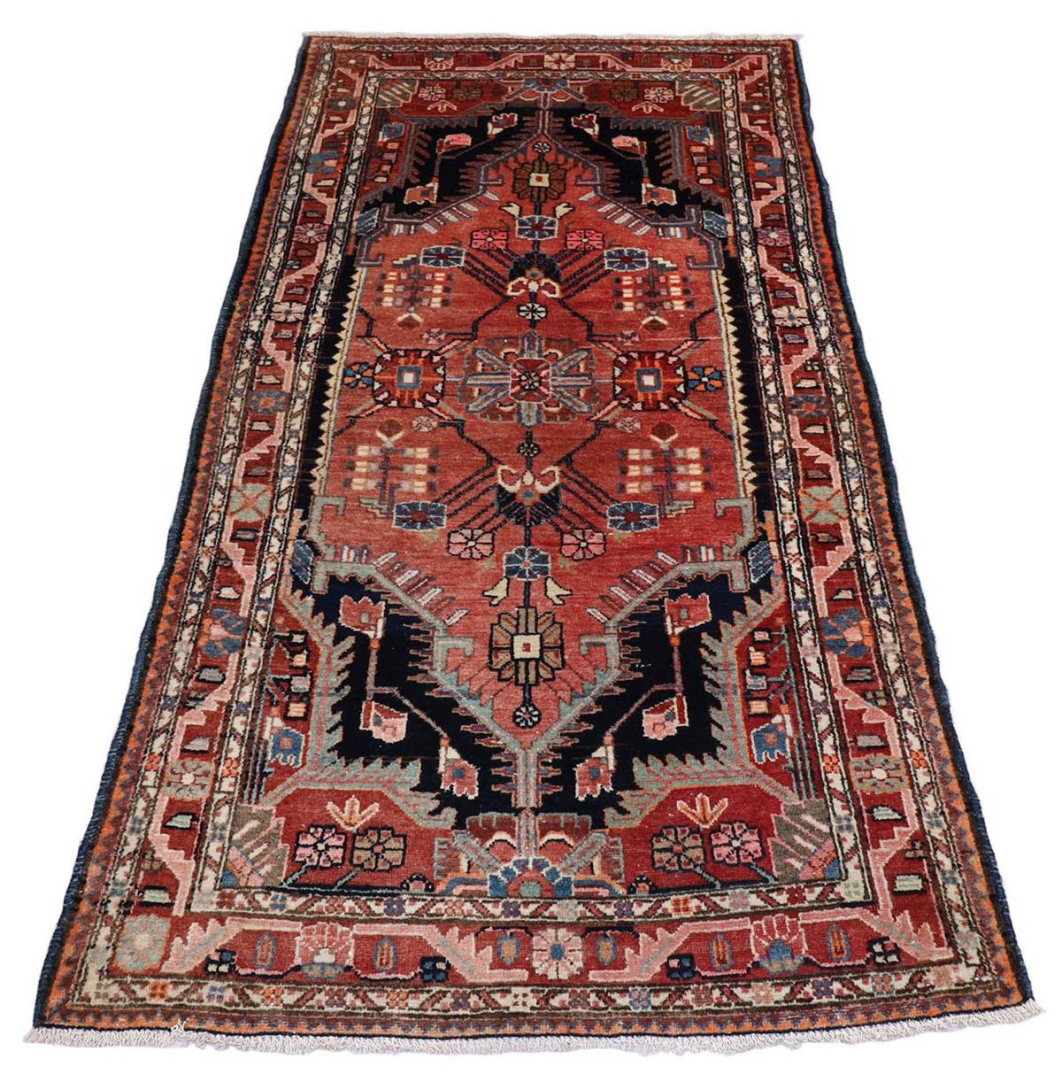 Perzisch Tapijt - Nomadisch - 206 x 116 cm - donkerblauw