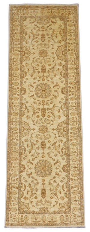 Loper Ziegler tapijt - 252 x 83 cm - beige