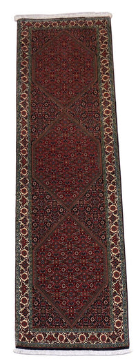 Loper Perzisch tapijt - Bijar - 300 x 85 cm - rood