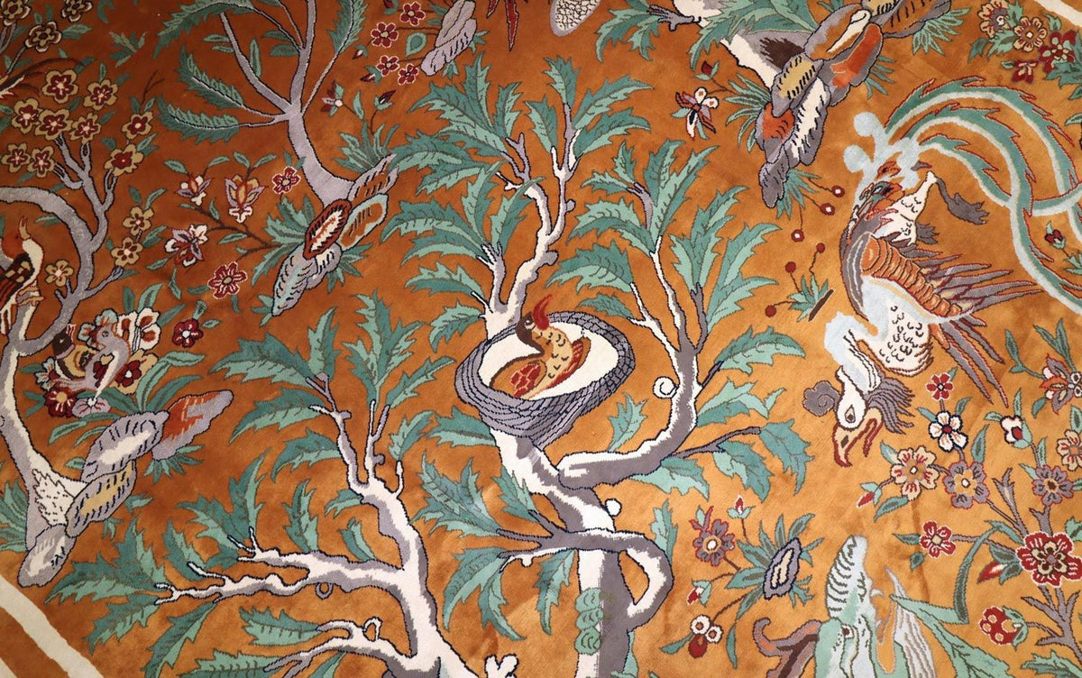 Perzisch Tapijt - Nomadisch - 388 x 275 cm - bruin