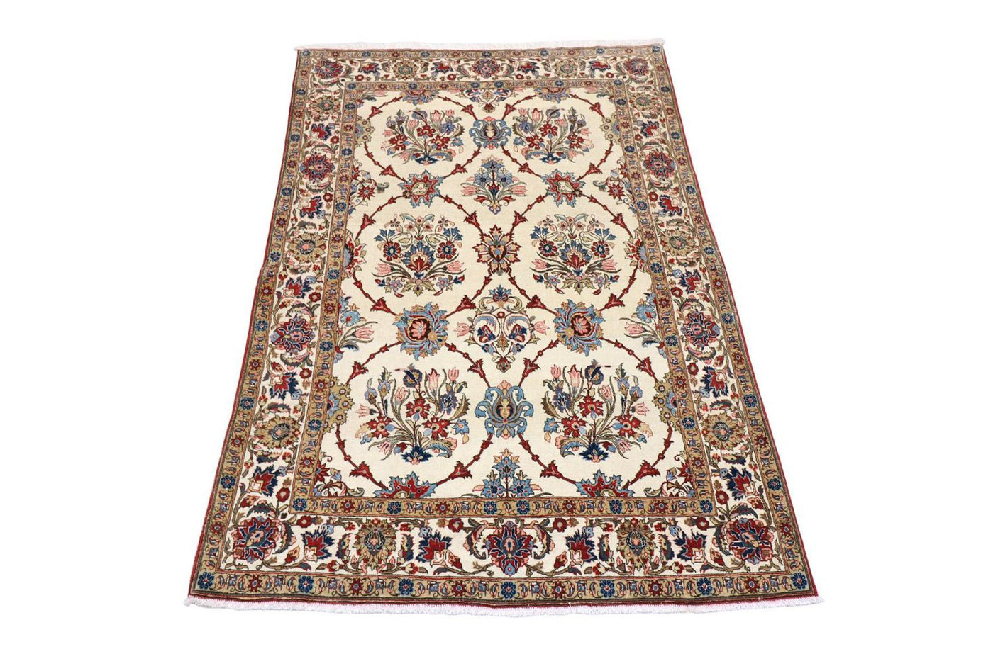 Qom Tapijt 204x135cm - Perzisch tapijt