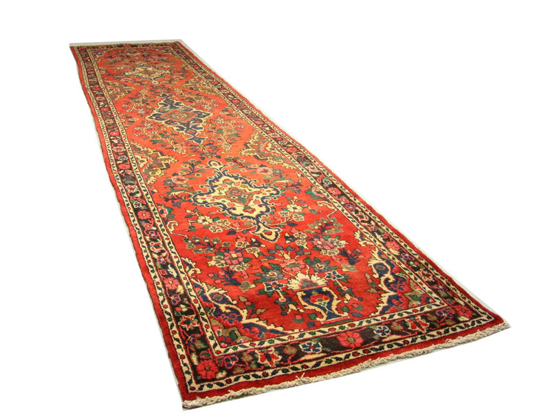 Loper Perzisch Tapijt - Nomadisch - 453 x 113 cm - rood