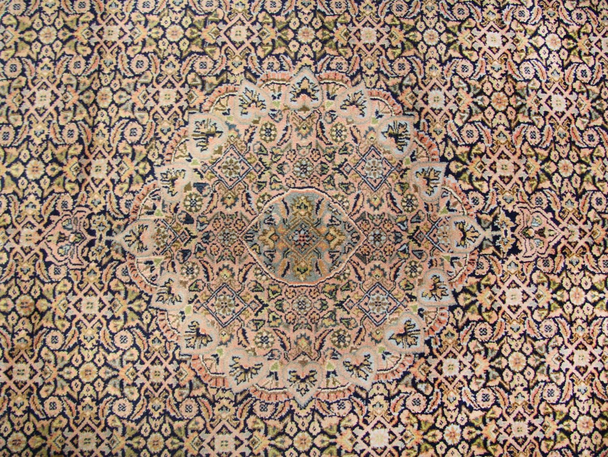Perzisch tapijt - Bijar - 290 x 248 cm - blauw