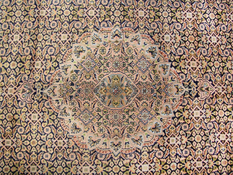 Perzisch tapijt - Bijar - 290 x 248 cm - blauw