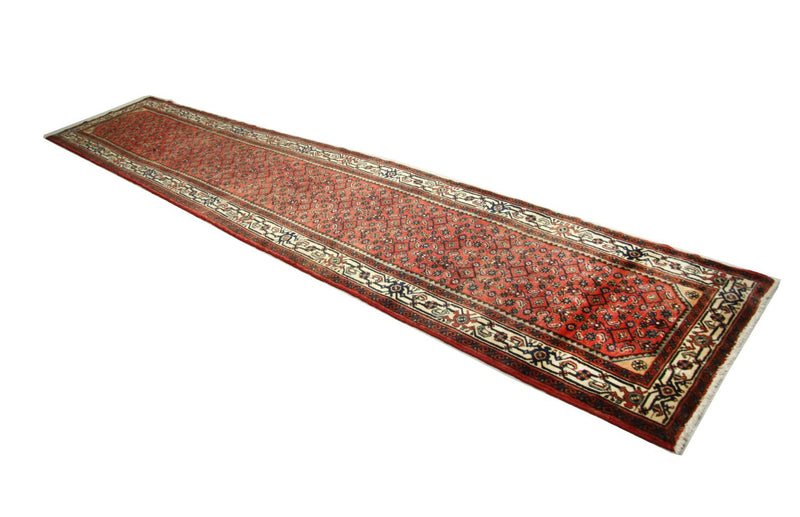 Loper Perzisch Tapijt - Nomadisch - 404 x 81 cm - rood