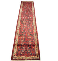 Loper Perzisch Tapijt - Nomadisch - 403 x 90 cm - rood