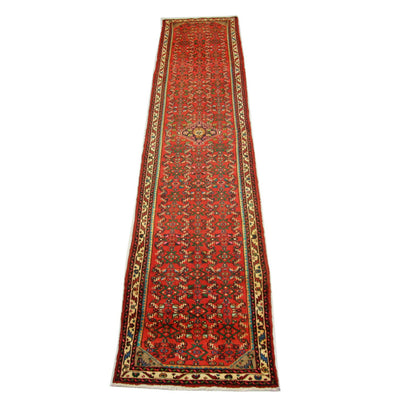 Loper Perzisch Tapijt - Nomadisch - 387 x 80 cm - rood